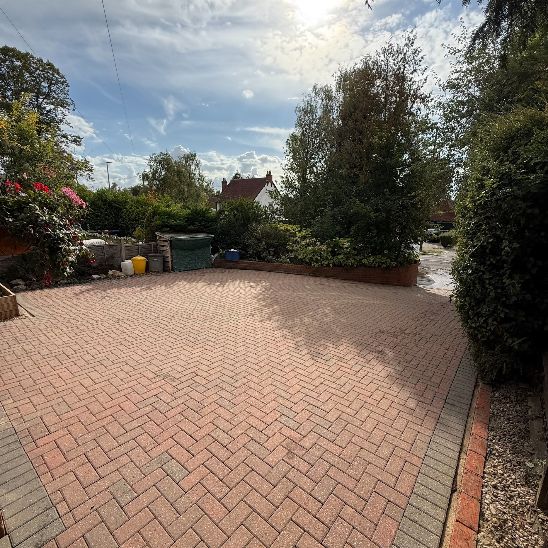 Restored decking after jet washing by JS Jets